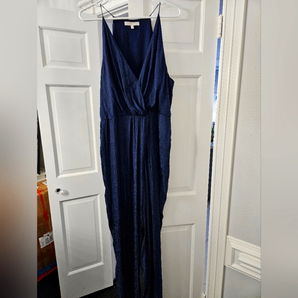 WAYF blue Jumpsuit with pockets spaghetti straps